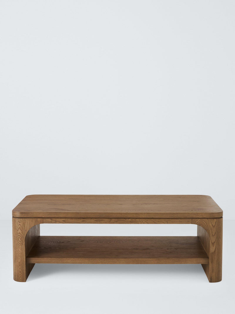 John Lewis Solace cracked oak coffee table 120cm wide, imported from the UK