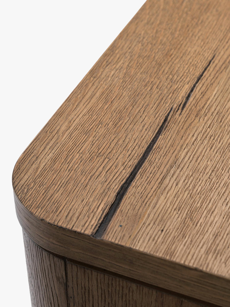 John Lewis Solace cracked oak coffee table 120cm wide, imported from the UK