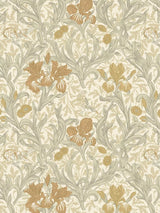 John Lewis William Morris At Home Iris Furnishing Fabric - Brushed Cotton - 138cm- Buy online at McGrocer