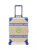 John Lewis Joules Boat Club 4-Wheel 54cm Cabin Case 38.8L Neutral/Blue- Buy online at McGrocer