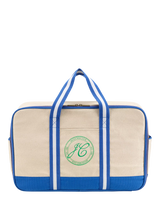 John Lewis Joules Boat Club Duffle Bag, Natural/Blue, 24L- Buy online at McGrocer