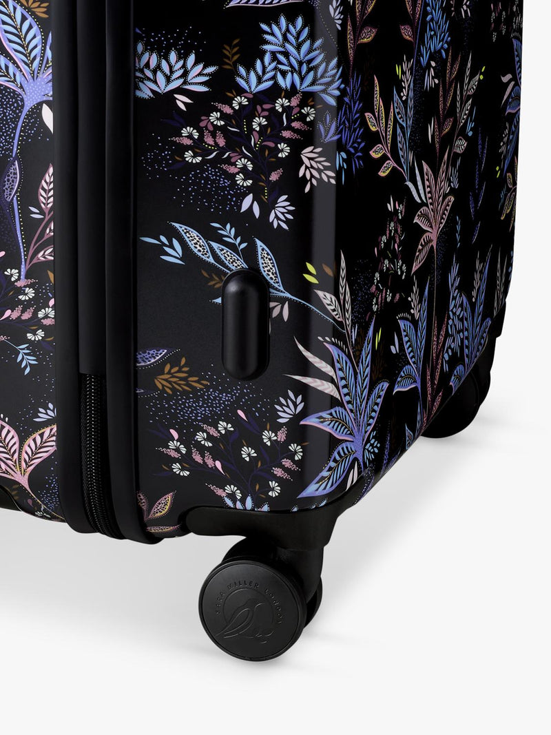 Sara Miller Black Botanic cabin suitcase 54cm - British product