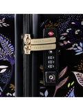 Sara Miller Black Botanic cabin suitcase 54cm - British product