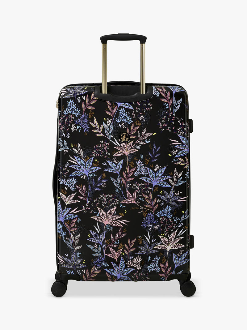 Sara Miller black botanic large trolley suitcase 77cm, UK version
