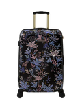 Sara Miller medium trolley suitcase 54L black botanic (British brand)