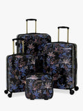 Sara Miller medium trolley suitcase 54L black botanic (British brand)
