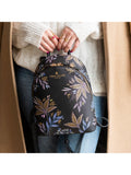 Sara Miller Black Botanic Mini Backpack polyurethane imported from the UK