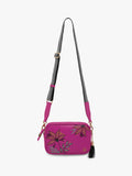 Sara Miller crossbody camera bag with leaf print - British product