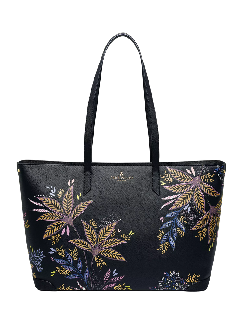 Sara Miller black botanic large tote bag, UK version