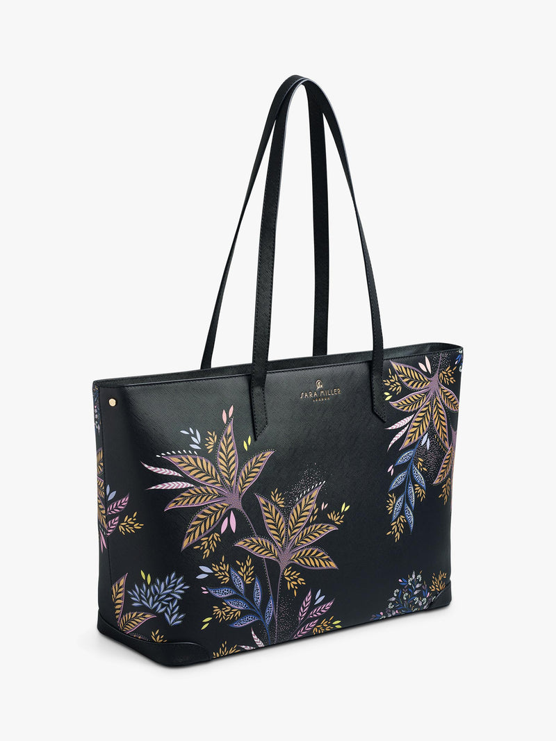 Sara Miller black botanic large tote bag, UK version