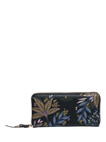 Sara Miller large zip purse Black Botanic print (British brand)
