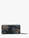 Sara Miller large zip purse Black Botanic print (British brand)