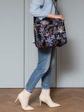 Sara Miller vanity case Black Botanic 17L (British brand)