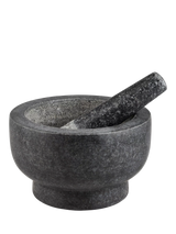 John Lewis Cole & Mason Clavering Granite Pestle & Mortar, Light Grey, 20cm- Buy online at McGrocer