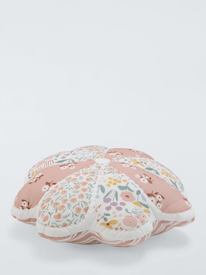 John Lewis flower patchwork cushion multi - British product
