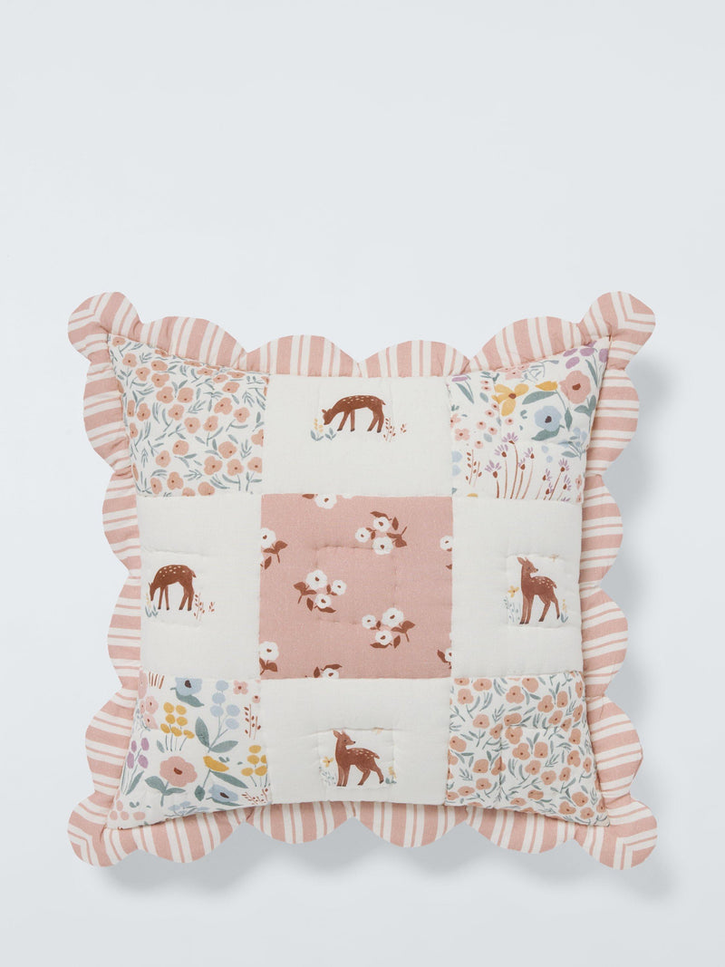 John Lewis kids' patchwork deer cushion, UK version