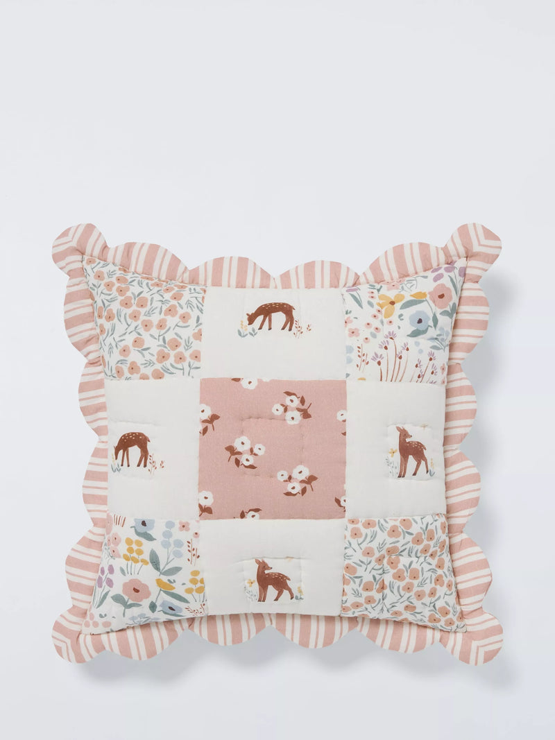 John Lewis kids' patchwork deer cushion, UK version