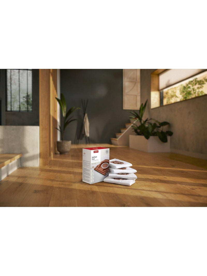 Miele HyClean Pure Co vacuum bags pack of 4, imported from the UK