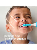 Philips Sonicare Kids replacement toothbrush heads blue pack of 4, UK version