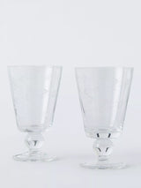 John Lewis John Lewis x Sanderson Short Stem Glass Tumbler Set of 2 180ml Clear- Buy online at McGrocer