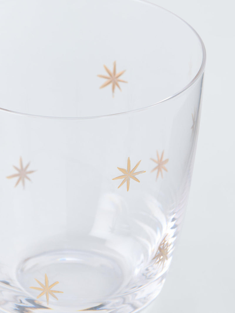 John Lewis Etched Star Glass Tumbler 365ml, UK version