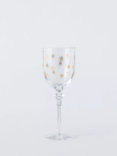 John Lewis John Lewis Etched Star Wine Glass 180ml- Buy online at McGrocer