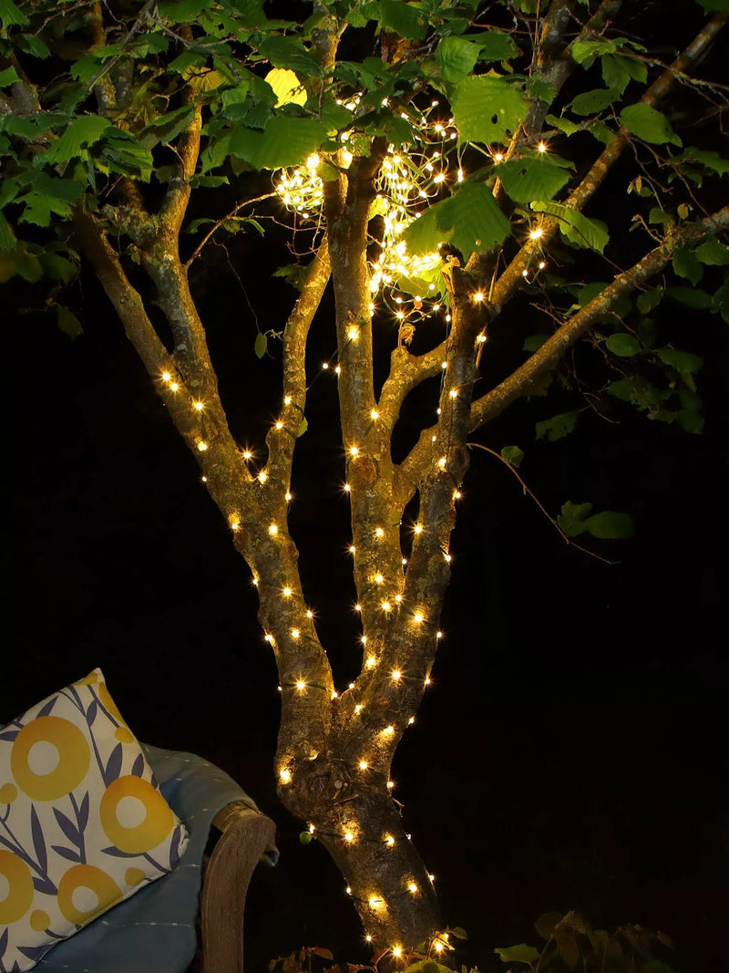 NOMA outdoor string lights warm white 200 mini LED - British product