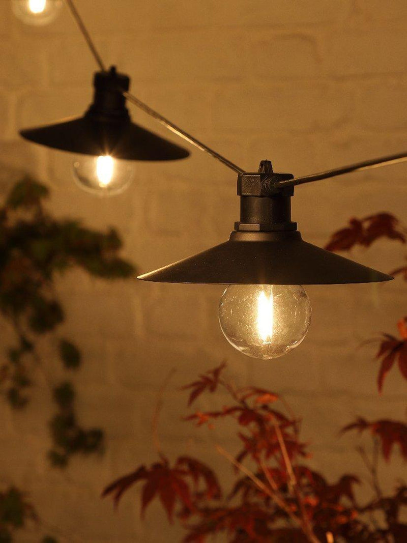 NOMA 6 LED connecting saucer festoon lights warm white 3.5m (British brand)