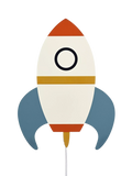 John Lewis kids rocket wall light painted finish - British product