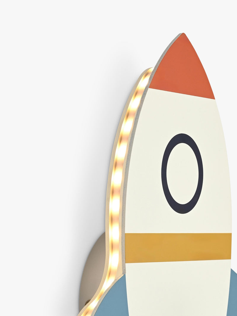 John Lewis kids rocket wall light painted finish - British product