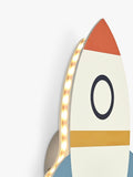 John Lewis kids rocket wall light painted finish - British product