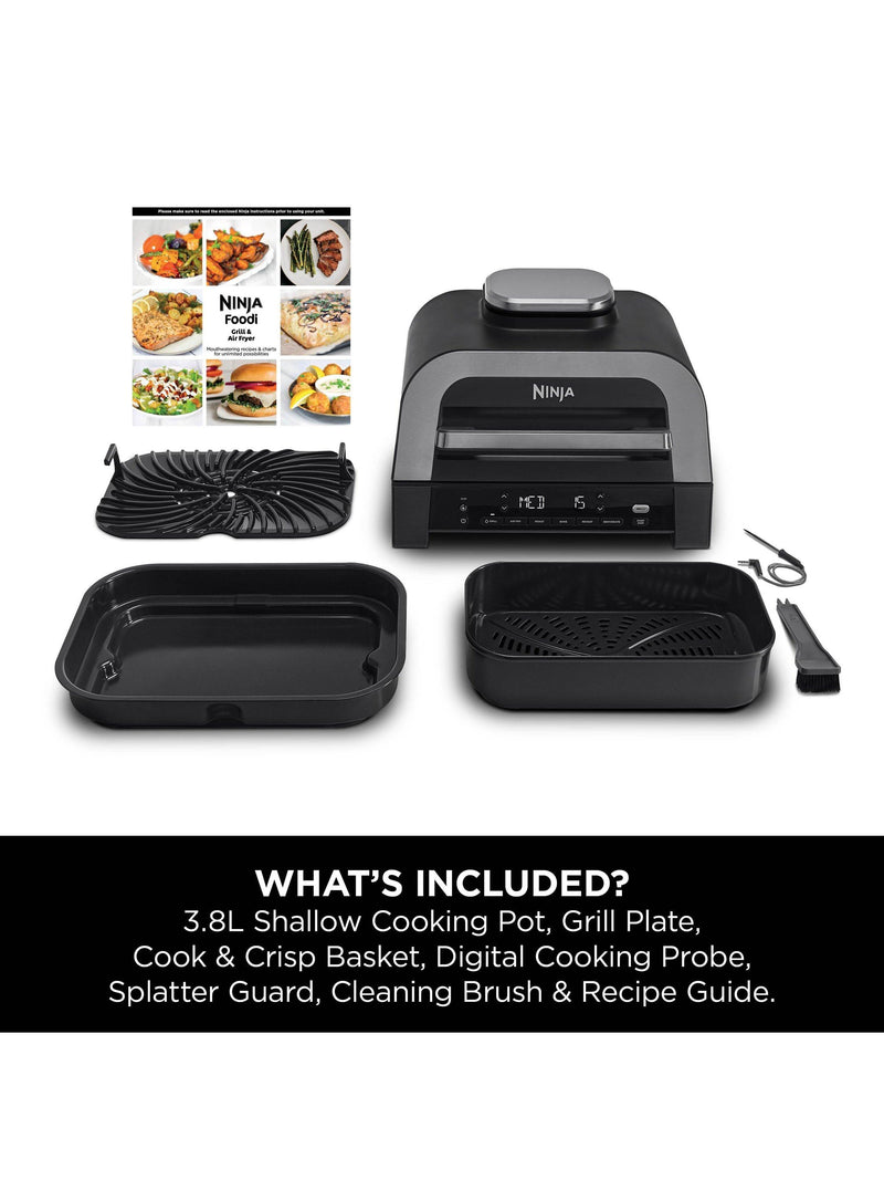Ninja 6-in-1 MAX Grill & Air Fryer 3.8L, imported from the UK