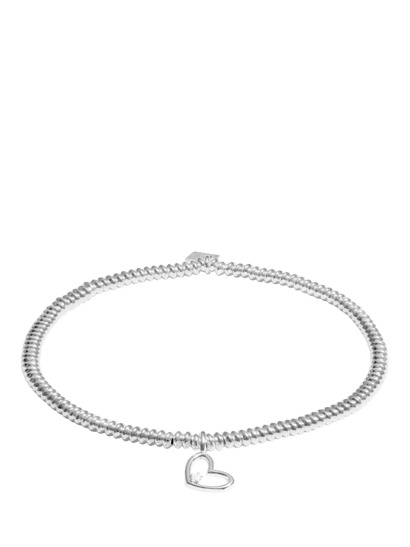 Joma Jewellery lab grown diamond 18th birthday bracelet silver - British product