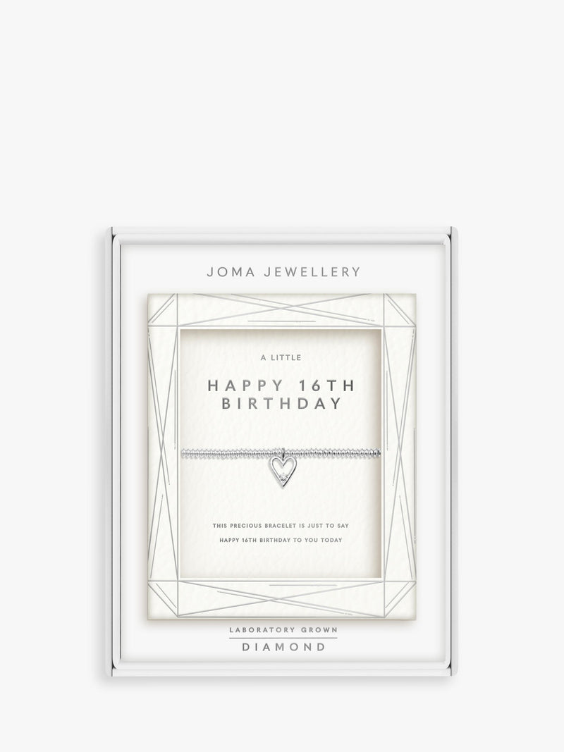 Joma Jewellery lab grown diamond birthday bracelet (British brand)