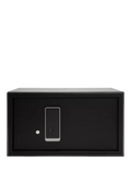 WOLF vegan leather watch winder and safe 4 module black - British product