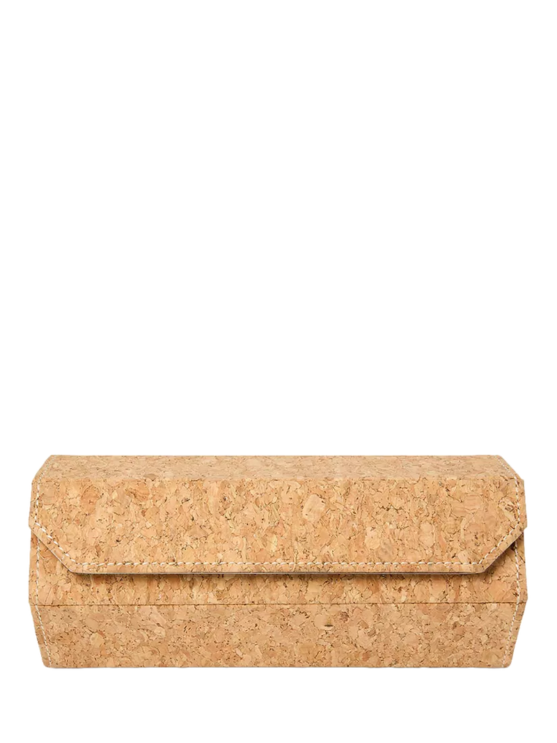 WOLF natural cork triple hexagonal watch roll - British product