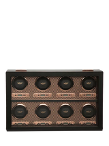 John Lewis WOLF Axis Vegan Leather 8 Module Watch Winder- Buy online at McGrocer