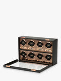 WOLF watch winder vegan leather 8 module - British product