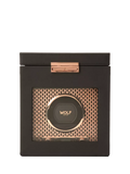 WOLF Axis vegan leather watch winder copper 1 module, UK version