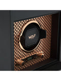 WOLF Axis vegan leather watch winder copper 1 module, UK version