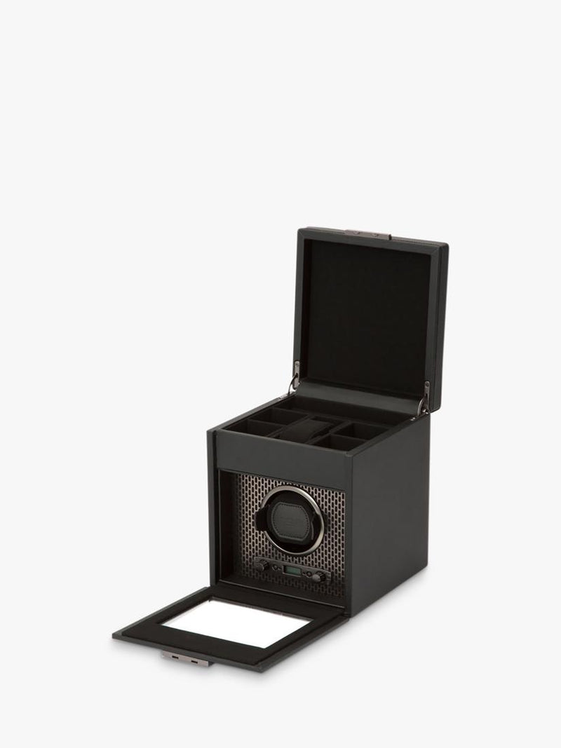 WOLF Axis vegan leather watch winder, imported from the UK