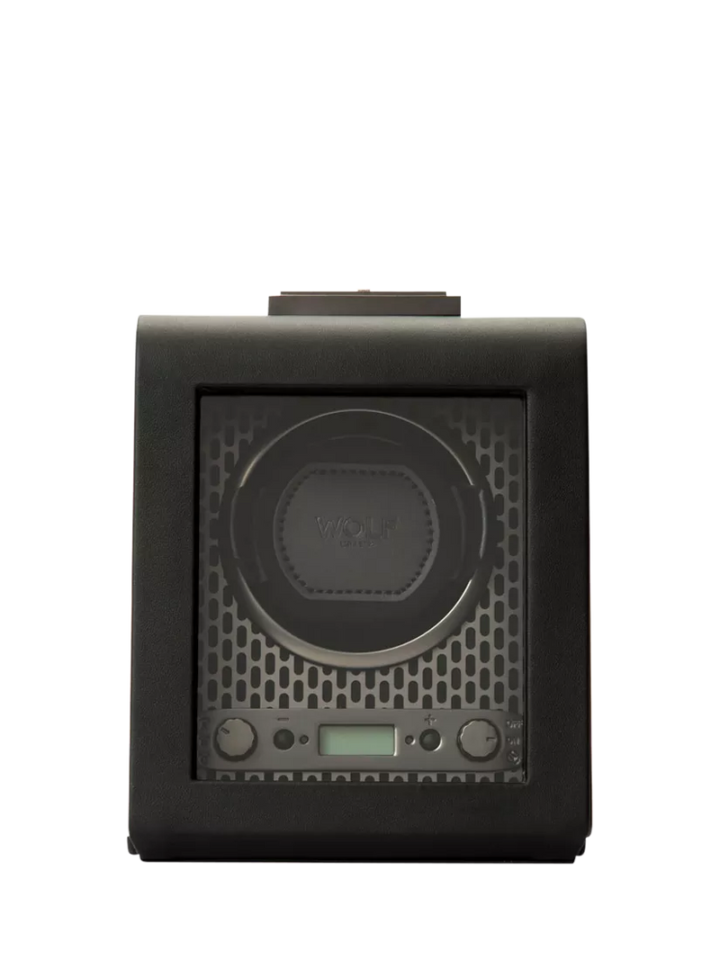 WOLF Axis Vegan Leather 1 Module Watch Winder