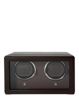 John Lewis WOLF Cub Vegan Leather 2 Module Watch Winder with Cover- Buy online at McGrocer