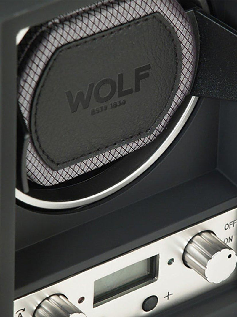WOLF single module watch winder chrome (British brand)