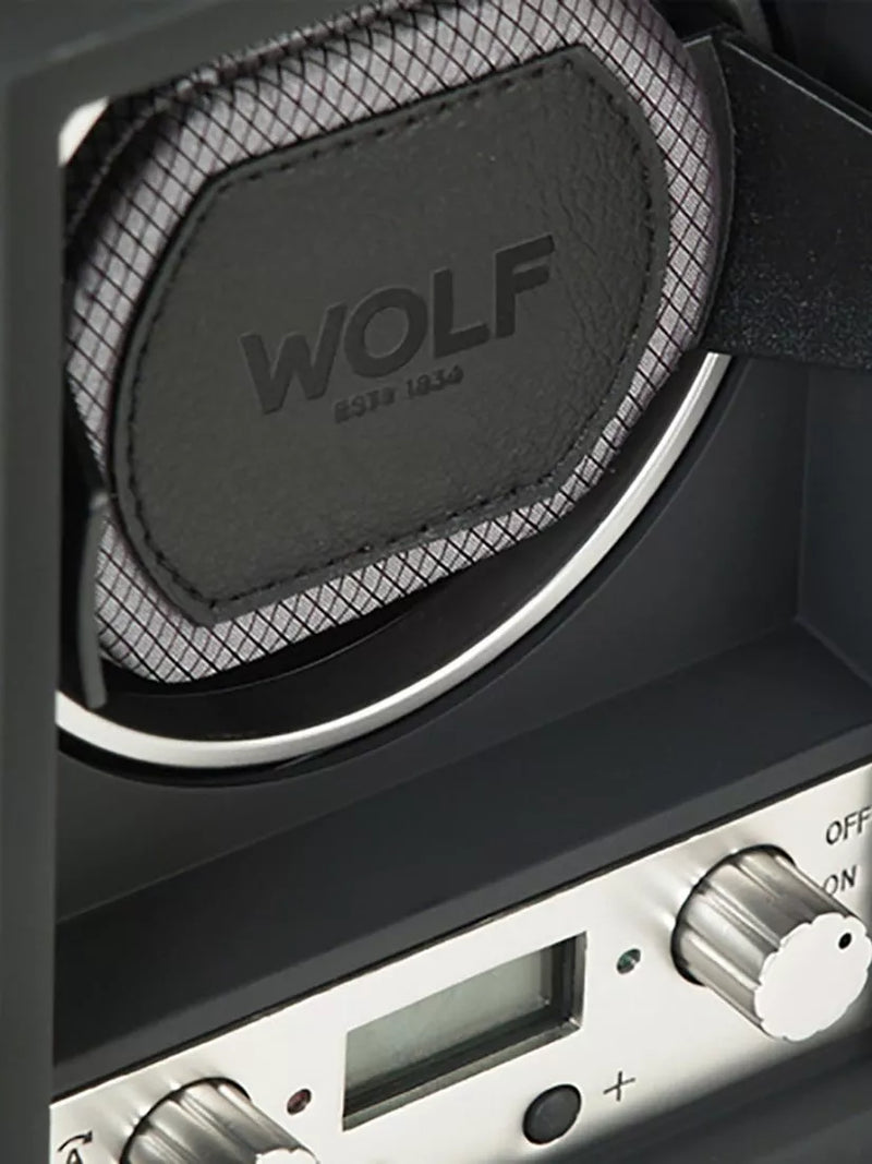WOLF single module watch winder chrome (British brand)