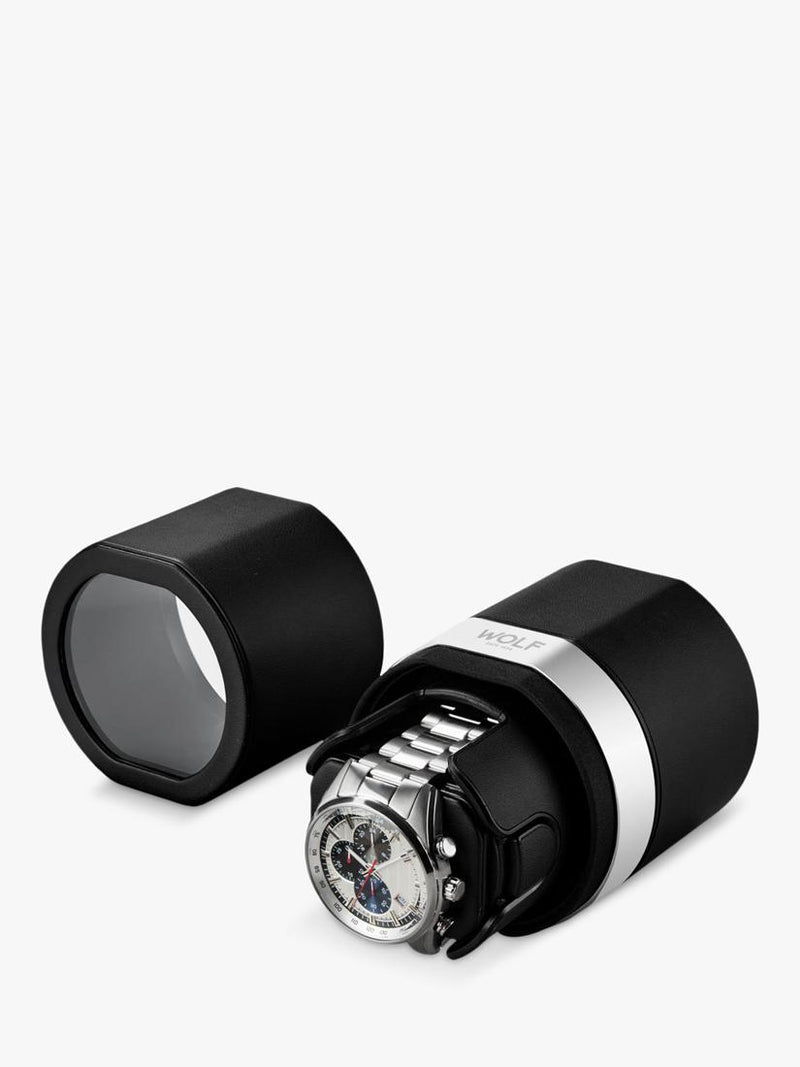 WOLF Rocket travel watch winder black (British brand)