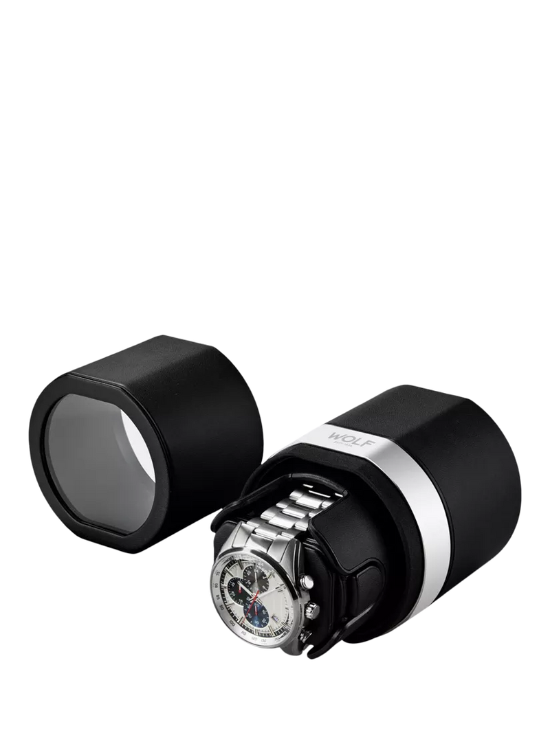 WOLF Rocket travel watch winder black (British brand)