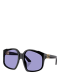 Miu Miu women's irregular sunglasses black/violet, UK version