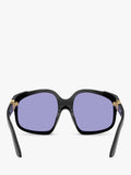 Miu Miu women's irregular sunglasses black/violet, UK version