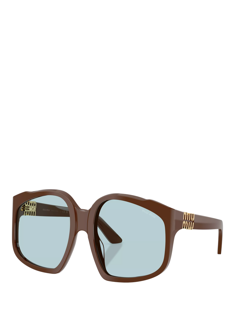 Miu Miu A07S24 square sunglasses brown - UK version